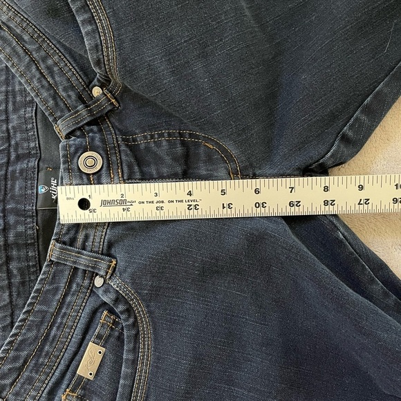 Kuhl Danzr Straight Leg Jean Women's Size 4 Short Dark Wash Stretch Denim Casual - Picture 11 of 12